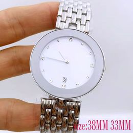 Reloj para Mujer Reloj de Alta Calidad Reloj de Diseño Reloj de Lujo 38MM 33MM Reloj de Zafiro Resistente al Agua Reloj con Movimiento de Cuarzo Importado Reloj de Acero Inoxidable Reloj de Diamantes