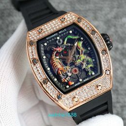Dameshorloge RM Watch Nieuwste horloge High-end mode heren Dragon Eye-horloge