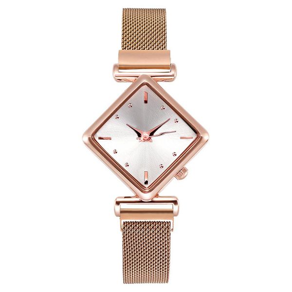 Dames Montre Simple Carré Femmes Montres Cadran Bracelet 35mm Boutique Bracelet Mode Style D'affaires Cadeau pour Petite Amie Montre De Luxe Fille Montre-Bracelet