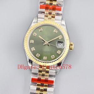 Dameshorloge Dames 31mm 279171 Diamond Dial Armband 2824 Automatische Horloges Saffier Waterdicht Horloge