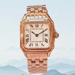 Relógios femininos de quartzo, relógios de quartzo com fivela deslizante de aço inoxidável, relógios de ouro com safira, relógio luminoso de resistência montre d253b