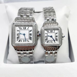 dameshorloges voor dames hoogwaardig zilver diamanten horloge dame vierkant horloge designer horloges dameshorloges horloge quartz roestvrij staal modehorloges luxe