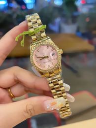 Ladies Watches Rinestone Diamond Gold Women Watch Watch Wristwatches 316L All SCEARDED SECREA PROBAJE 28 mm Impensos para el Día de San Valentín de las mujeres