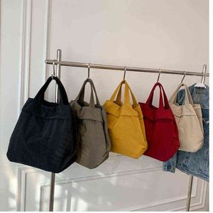 Dames imperméable en nylon grande capacité bandoulière sac à bandoulière femme toile sac fourre-tout sacs de shopping sacs à bandoulière pour femmes G220531