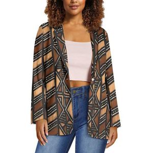 Mesdames femmes African Imprime Blazer Fashion Fashion Fashion Womens Jacket pour un bouton à la demande 2024