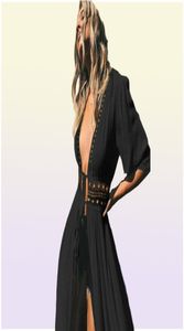 Dames vrouwen sexy cover -ups bikini cover Up strandjurk Robe badkleding chiffon strandkleding badpak zomervakantie kimono Cardiga8302581