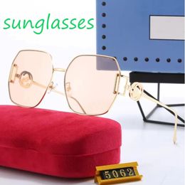 Mesdames Dames Designer Bolle Lunettes de soleil Luxury Master Sun Glass Sunglasses Sun Verres Sun Round Fashion Gold Fild Glass Lens Eyewear for Man Woman with Boxaaa 5062 14