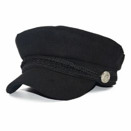 Dames femmes filles mélange de laine Baker Boy casquette à visière béret gavroche chapeau béret de voyage Hat222s