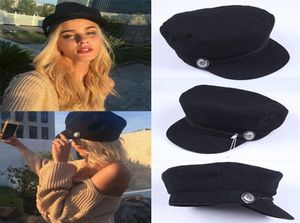 Dames femmes filles mélange de laine Baker Boy casquette à visière gavroche chapeaux octogonaux Travel5542715