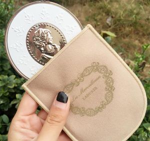 Laduree Les Merveilleuses Miroir de Poche Hand Spiegel Vintage Metalen Houder Pocket Cosmetics Make-up Mirror met Carry Bag Retail Pakket DHL GRATIS