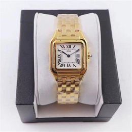 Lady AAA Carti Reloj de cuarzo rectangular Hebilla deslizante de acero inoxidable Relojes de oro para mujer Reloj de buceo luminoso de zafiro Montre de Luxe Relojes de pulsera de diseñador