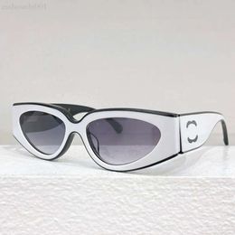 Lady Cat Eye Party Sunglasses Designer Nylon White Cat Eyes Large Frame Casual ol zonnebrillen met doos 1559