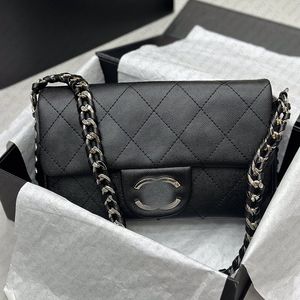 Dame Crossbodytas Tassen met kettingkleppen Luxe designertassen Damestassen Echt lederen messengertassen Schoudertassen met diamanten omslag Portefeuilles Klassieke C-ketting onderarmhandtas