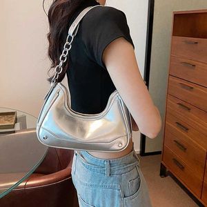 Lady Evening Bags French Niche Chain Underarm Bag para mujer Trendy and Fashionable Club Versátil High-end Texture Shoulder 230704