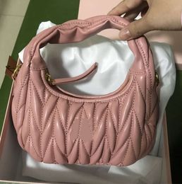 Sacs de soirée Lady Miui Hobo Wanderer matelasse épaule petit sac à main de designer en cuir sacs à main de luxe crossbody vert rose de haute qualité