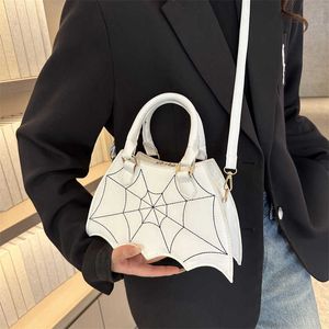 Dame Avondtassen Nieuwe Koreaanse Mode Gepersonaliseerde Dames Pu Tas Enkele Schouder Crossbody Creatieve Truc Halloween Vleermuis Handtas