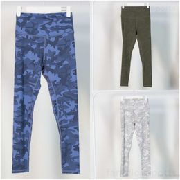 Lady High Rise Yogas Pant Naked Athletic Pants Camo Length Leggings Quick Dry Gym Long Pants Training Tight Sportswear Fesses retroussées