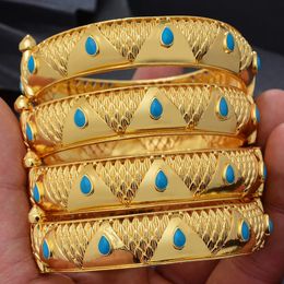 Bracelets de luxe pour femmes, couleur or, éthiopiens et africains, cadeaux de mariage, fête de dubaï, Ramadan, fiançailles, bijoux de haute qualité, 240125