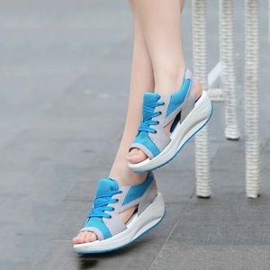 Lady Platform Chunky 594 comfortabele dames sandalen open teen casual zomer sportschoenen 2308 55 's