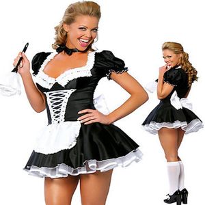 Déguisement de serveuse française Sexy pour femme, tenue d'halloween M8373292N