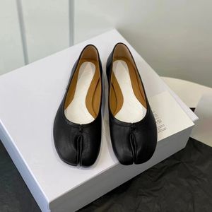 dame sexy tabi ballet plat schoenen casual schapenvacht ontwerper dames cadeau buitenwand