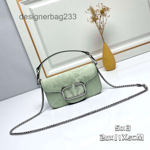 Lady Square Bag Summer Leather Art Event Rock White Style National Style Vo Stud Broderie Purse Pourse 2024 Chain Vallenteo Handheld Small Sacs Handbag Nouveau YPW3