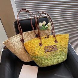 Lady Travel Grote Mand Strandtas Designer Rieten Geweven Dames Handtassen Casual Rotan Grote Capaciteit Bakken Zomer Strand Stro Tassen