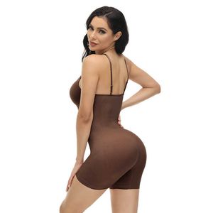 Modelador de cintura y abdomen para mujer, ropa moldeadora de cuerpo sin costuras, ropa interior para abdomen y glúteos, corsé elástico adelgazante