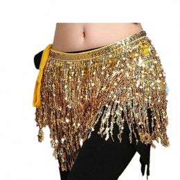 Lady Women Belly Dancing Dr Taist Chain Belt Shiny Hula Stage Show acorice Bellydance Costume Prop Belly Dance Jirt M08J #