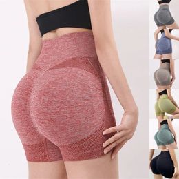 Lady Yoga Shorts High Taille Workout Fitness Lift Butt Gym Running Pants Casual Sportswear 240507