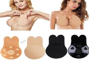 Lady039S Nieuwe onzichtbare borstbrace Selfadhesive Push Up Strapless Backless Silicone Gel Magic Stick Invisible Bra Rabbit Sili3600040