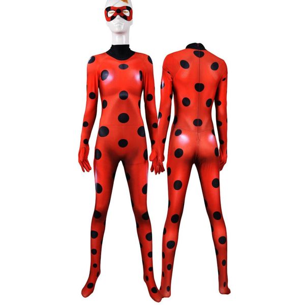 Traje de mariquita superhéroe halloween bug zentai