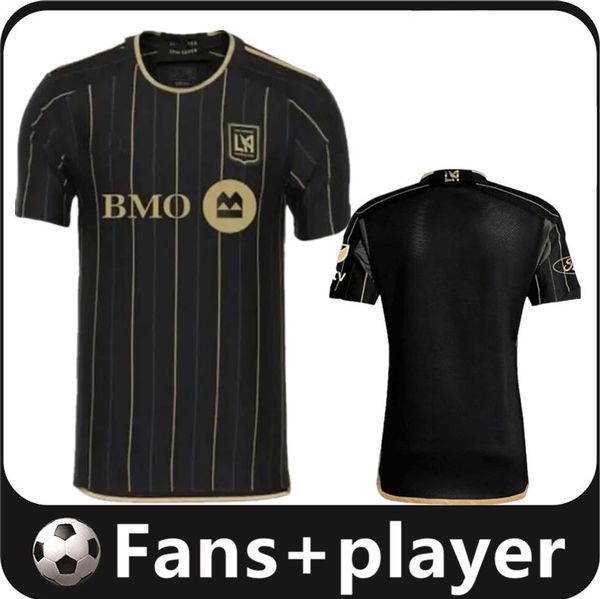 LAFC Giroud Soccer Jerseys Player Fans Version 2024 2025 Carlos Vela Kaye Chicho Rossi Los Angeles FC Home Away MlS Parley primaire 24 25 Shirts Football Men
