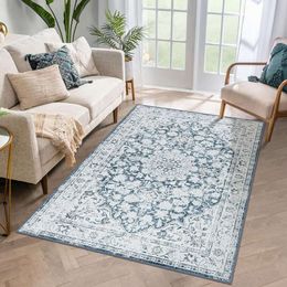 LAHOME 2032X2540CM Tapis de salon et tapis de chambre - Style de restauration oriental Notra mince tapis décoratif pour la maison pour la maison