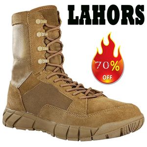 Lahors licht militaire tactische laarzen gevecht training veter waterdichte outdoor wandelen ademende schoenen240524