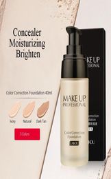 Laikou Professional Color Correction Foundation Moisturizer Concealer Waterdichte vloeistof Foundations 40 G Facial Corrective Makeup 1724959