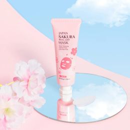 Laikou Sakura 24k Gold Peeling Face Masque anti-rides blanchissante acné élimination du visage Déchirure du masque Produits de soins de la peau