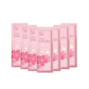 LAIKOU Sakura Mascarilla para dormir de colágeno Envase individual Mascarilla facial nutritiva y reparadora para la piel