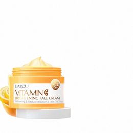 Laikou Vitamine C Crème pour le visage Crème blanchissante Hydratante Décoloration Ridules Rétrécir les pores Éclaircir la peau pour la crème pour le visage K2Oo #