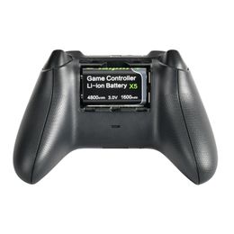 Laiphi 4800mWh Oplaadbare lithium -ion Xbox -batterij 3.0V, compatibiliteit Alle Xbox -controllers