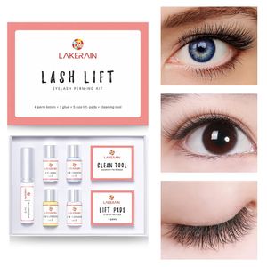 Lakerain Lash Lift Kit Semi-Permanente Wimper Lifting Permanenten Lotion Fixatie Lijm Krullend Lasher Schoonheidssalon Thuisgebruik Pro Kit