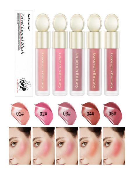 Lakerain Liquid Blush Face Makeup Velvet Blush Cream Beauty Longlasting Imperproof Natural Skin teinte hydratante Blush Stick Glo7075335