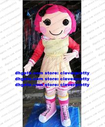 Lalaloopsy mascotte kostuum mascotte kleine meisje lassock volwassen stripfiguur outfit pak beurzen shows modeplanning nr. 1851