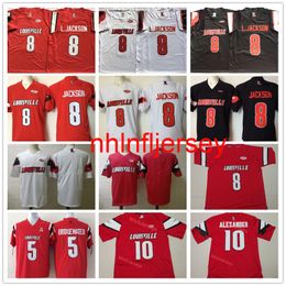 Lamar Jackson camiseta de fútbol Sville Cardinal cosido FootballJerseys DeVante Parker 16 Johnny Unitas 58 Elvis Dumervil 15 Dave Ragone 91