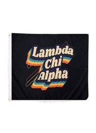 Lambda Chi Alpha 70039S Broederschap Vlag Fade Proof Canvas Header en dubbel gestikte 3x5 ft Banner Indoor Buiten Decoratie SI9119638