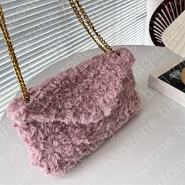 Lambswool Winter Luxury Designer Bag Bolsos Bolsos de cadena de alta calidad Bolsos de hombro Moda Crossbody Monederos Diseñador Mujer Bolso Dhgate Bags Wallet