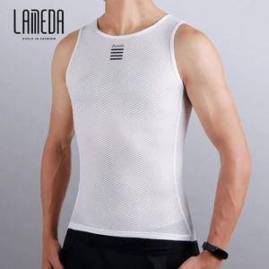 Lameda Zweetshirt Zweet-absorberend fietsen Vest Ondergoed Mens Road Mountain Bike Cycling Clothing Shirt Long Short Sheeves240417
