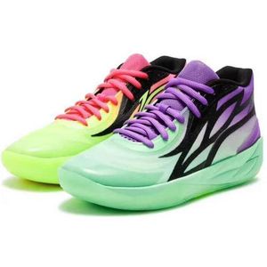 Lamelo Ball 02 Basketball 4 schoenen Men Kids 2 Phoenix Phenom Flare Jade Blue 2024 Man Trainers Sneakers Hot Sale 9767