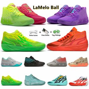 LaMelo Ball 1 2.0 MB.01 Heren Basketbalschoenen Sneaker Zwart Blast Buzz City LO UFO Not From Here Queen City Rick en Morty Rock Ridge Red Mens Trainer Sports Sneakers 40-46