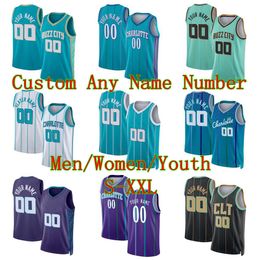 Balle de basket de lamelo Ball Brandon Miller Any Name Any Number 2023/24 Fans City Jerseys Men Youth Women Women S-xxl